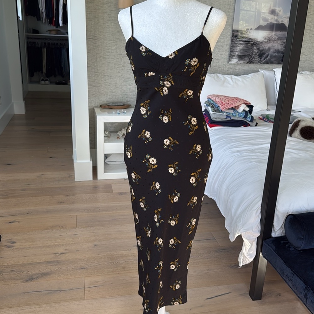 VERONICA BEARD Shara floral-print silk-blend jacquard dress - Picture 4 of 13